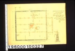 Foundation plan\, 1/2" section A-A : 1.