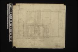 Foundation plan; section thru boiler room; 3/4 inch scale details of construction -- main wall section\, typical door frames\, cellar window frames : Sheet no. 1.