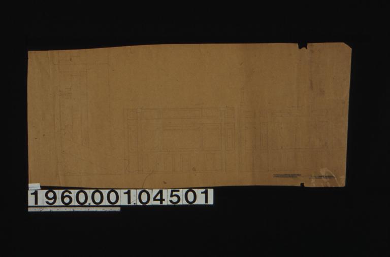 F. S. and scale details of window sash and frames\, enclosure of southwest balcony\, addition -- F. S. section of sash and frames; interior elevations -- south elevation\, east and west elevations; plan of corner : Sheet no. 1].