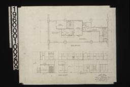 Second floor plan\, elevations and sections of first floor and second floor : Sheet no. 8.