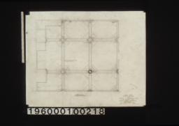 Show room -- floor plan showing ceiling above : Sheet no. 32 /