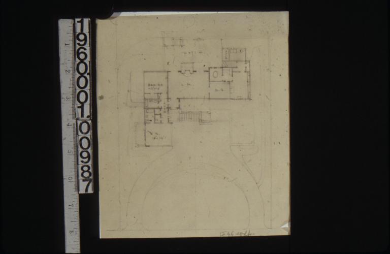 First floor plan showing grounds\, scheme no. 9.