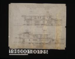 West elevation\, south elevation : Sheet no. 4\,