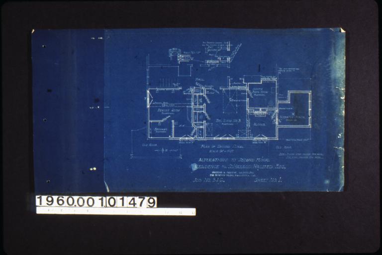Plan of second floor : Sheet no. 1. (3)