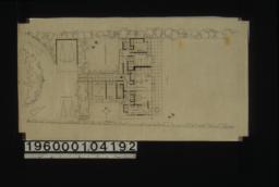 Plan of first floor and grounds