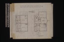 Second floor plan; first floor plan; detail of kitchen fuel gas vent : No. 2