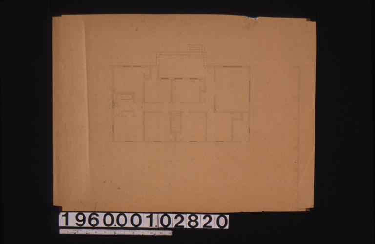 First floor plan\, unidentified drawing