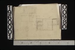 Rough sketch of floor plan