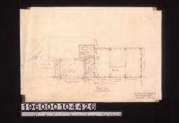Additions -- floor plan : Sheet no. 4. (2)