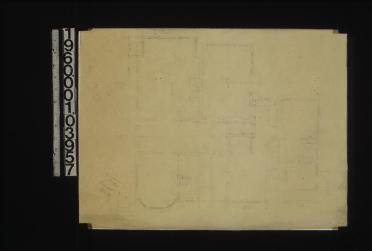 Sketch of first floor plan\,