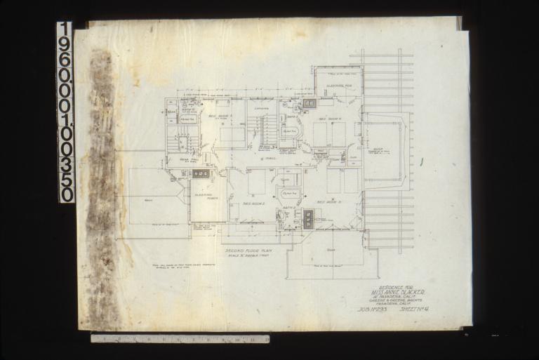 Second floor plan : Sheet no. 4