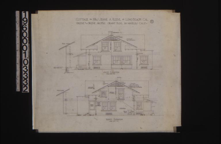 South elevation; north elevation : No. 4.