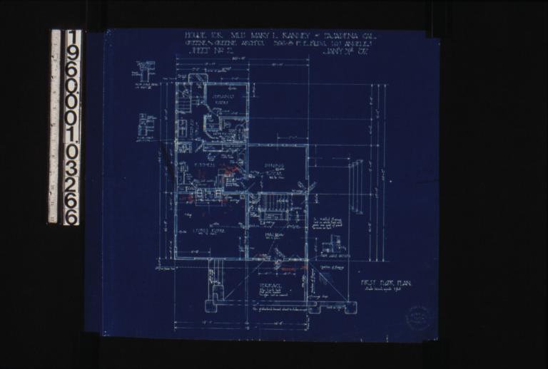 First floor plan with detail drawings : Sheet no. 2\, (3)