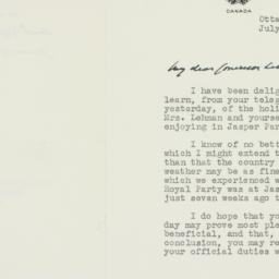 Letter: 1939 July 21