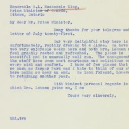 Letter: 1939 August 3