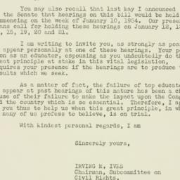 Letter: 1953 November 20