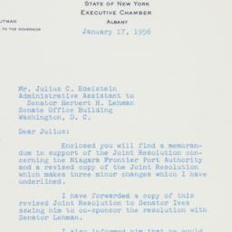 Letter: 1956 January 17