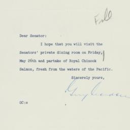 Letter: 1950 May 24