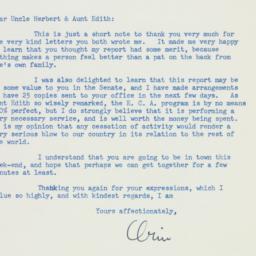Letter: 1951 July 19