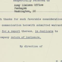 Memorandum: 1951 April 30