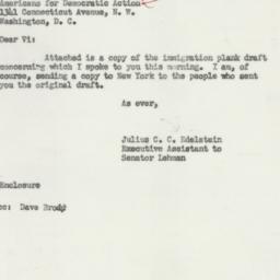 Letter: 1952 July 13