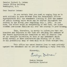 Letter: 1951 May 16