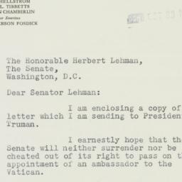 Letter: 1951 October 22