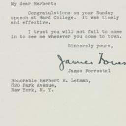 Letter: 1947 October 13