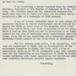 Letter: 1950 February 9