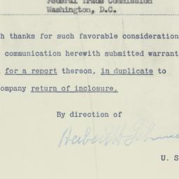 Memorandum: 1951 July 16