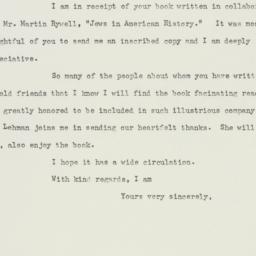 Letter: 1950 April 18