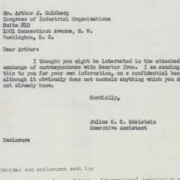 Letter: 1951 May 31