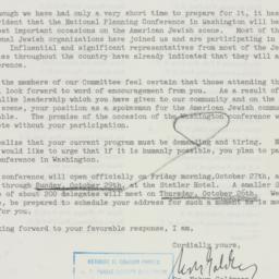 Letter: 1950 October 11