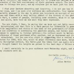 Letter: 1958 April 12