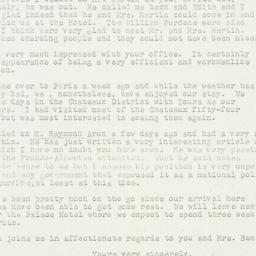 Letter: 1957 June 22