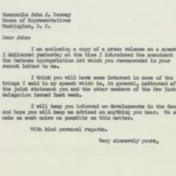 Letter: 1954 May 26