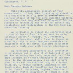 Letter: 1951 July 24