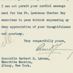 Letter: 1935 May 8