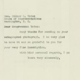 Letter: 1951 August 18