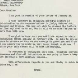 Letter: 1952 January 7