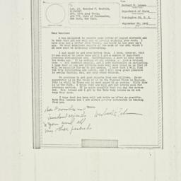Letter: 1943 September 20