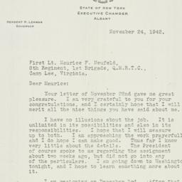 Letter: 1942 November 24
