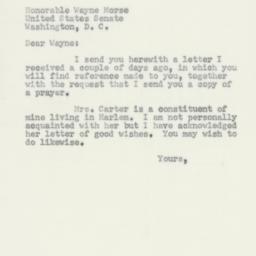 Letter: 1956 July 30