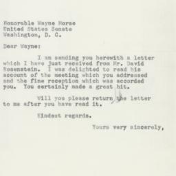 Letter: 1955 March 14