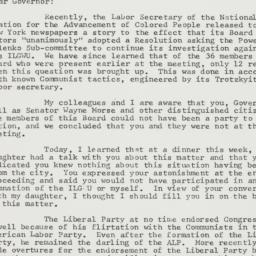 Letter: 1962 October 19