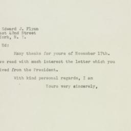 Letter: 1947 November 20