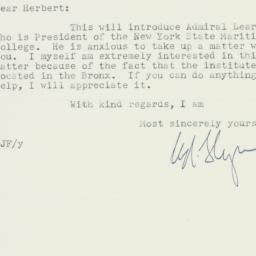 Letter: 1949 December 16