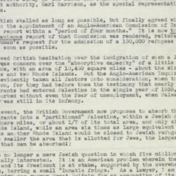 Memorandum: 1946 July 29