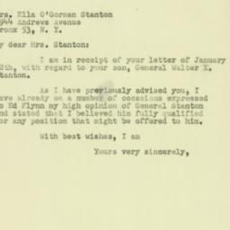 Letter: 1950 January 19