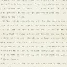 Press Release: 1961 October 10